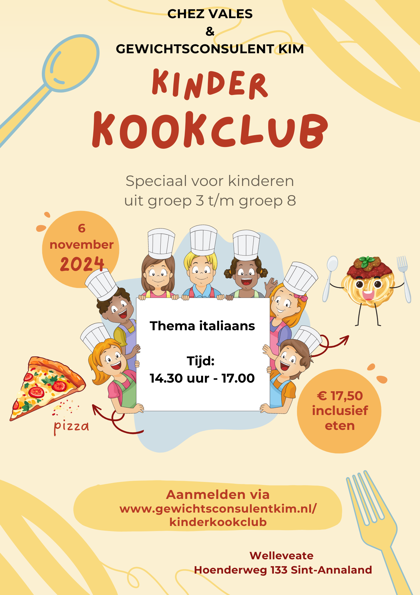 kinderkookclub italiaans