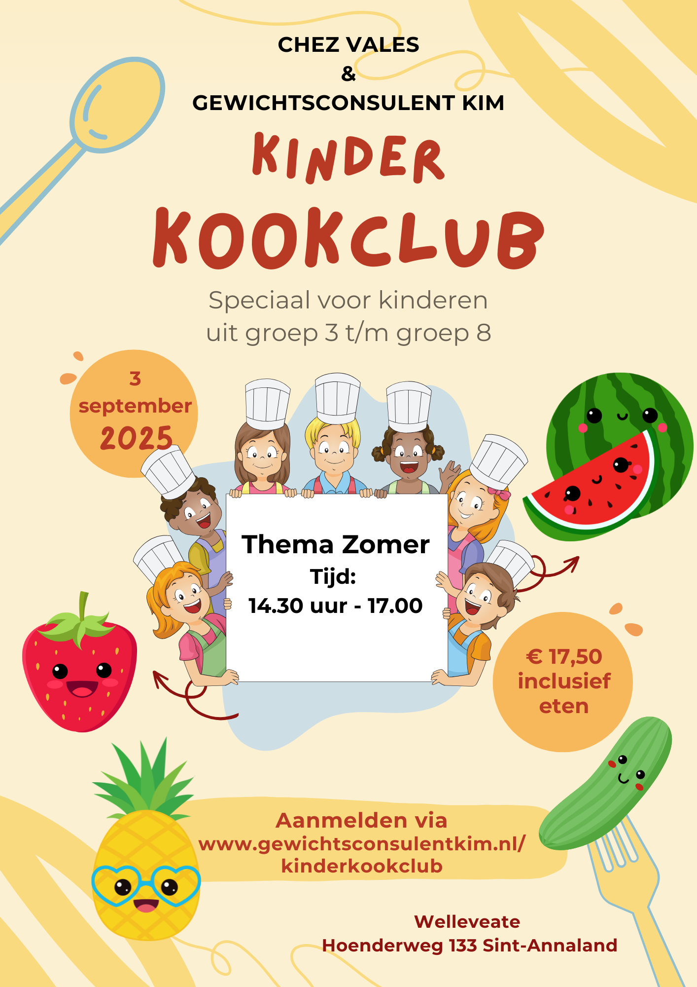 zomer september 2025 kinderkookclub italiaans